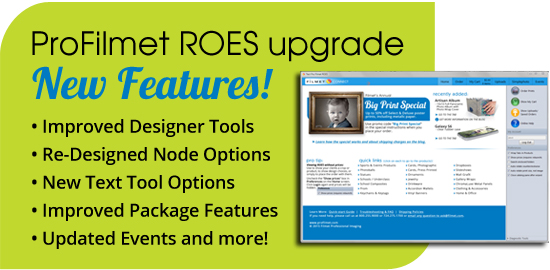 Pro Filmet ROES Upgrade Features