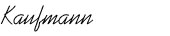 Kaufmann Script