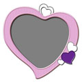 Single Heart: Purple